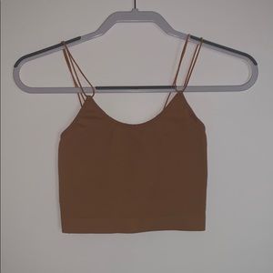Tan bra top